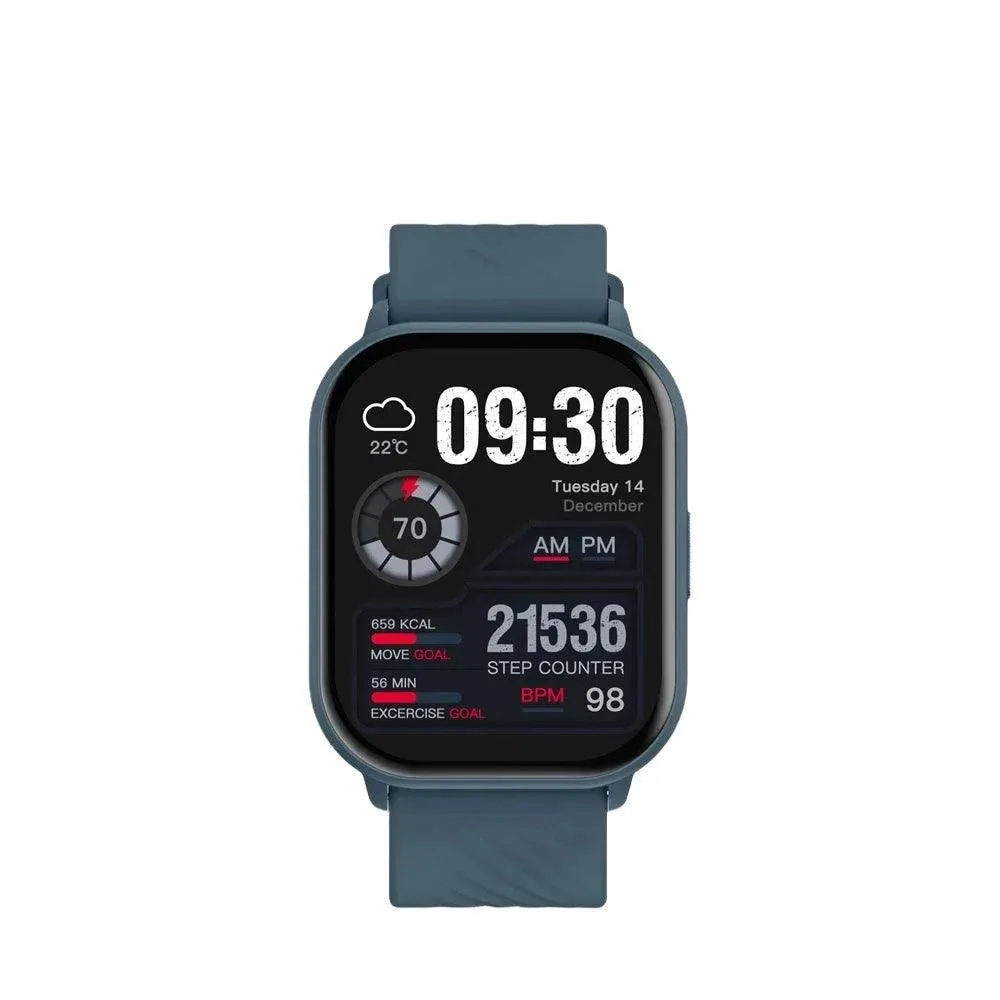 Smart Watch, 2.03" HD display, health & fitness tracking, notifications, music controls, waterproof, Bluetooth 5.2, rubber band, 220-300mAh battery.