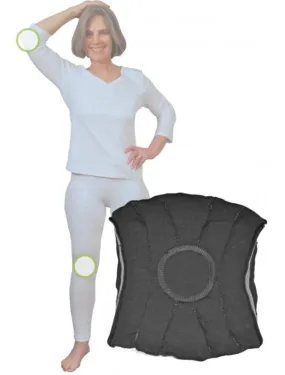 Solaris Swell Spots Knee-elbow Shaper Pad | Grey Knee-elbow Swellspot | Solaris Swell Spot Knee-elbow Shaper Compression Pads