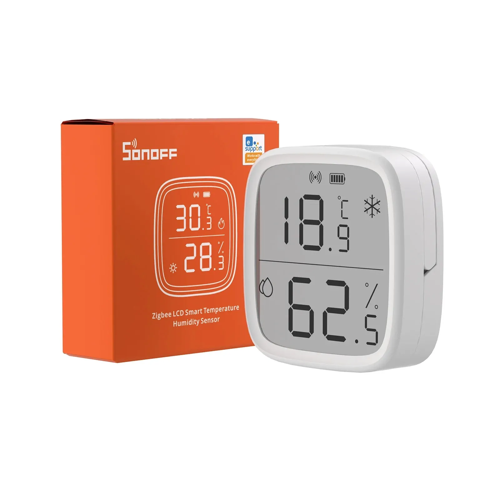 SONOFF SNZB-02D Zigbee LCD Temperature & Humidity Sensor