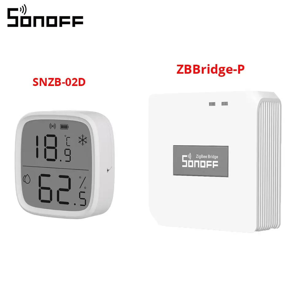 SONOFF SNZB-02D Zigbee LCD Temperature & Humidity Sensor