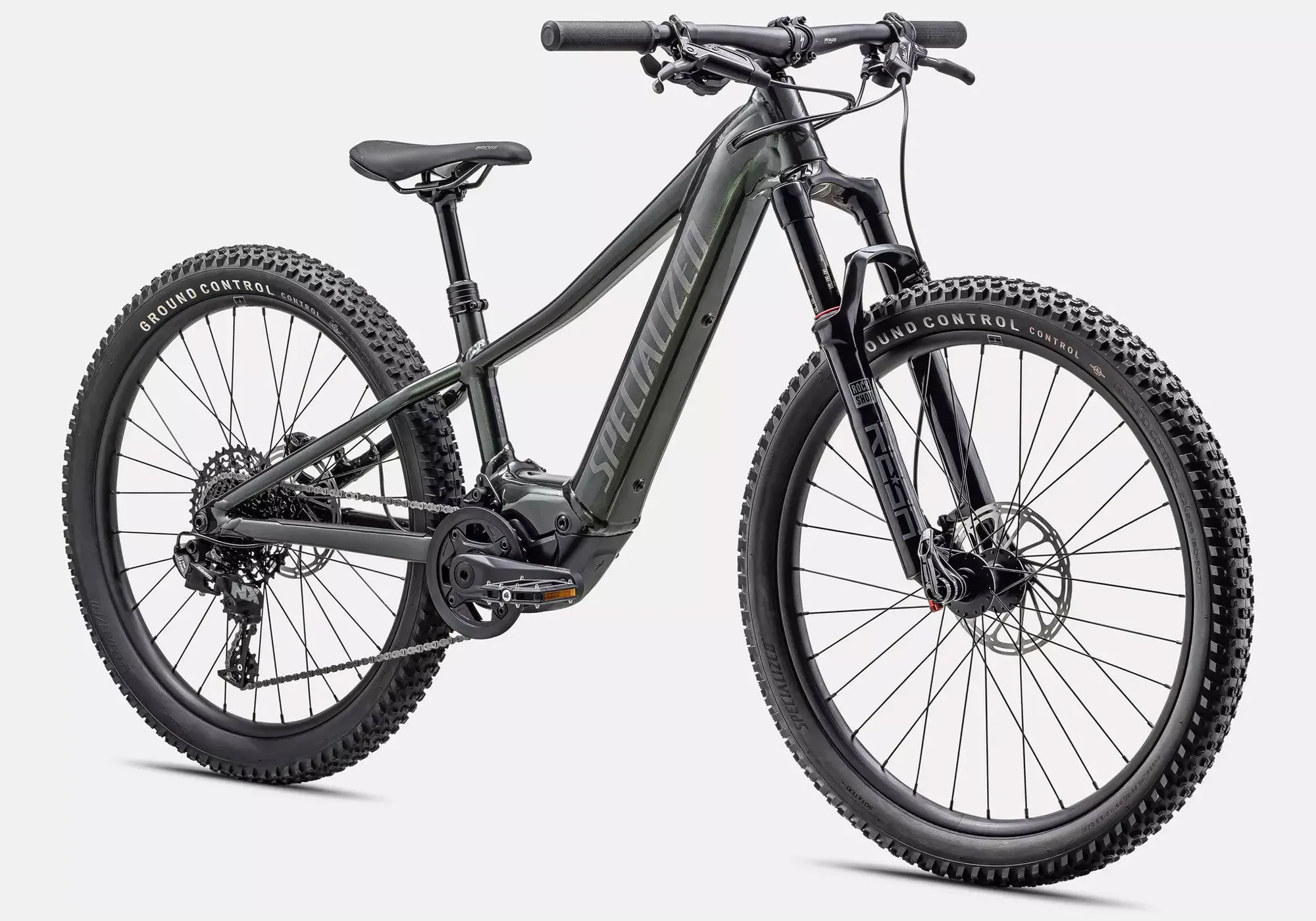 Specialized Turbo Levo SL Kids Unisex Electric Mountain Bike, Gloss Oak Green Metallic