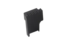 SQUARESTEP LED Endcap right - 7/16 - matte black anodized - aluminum