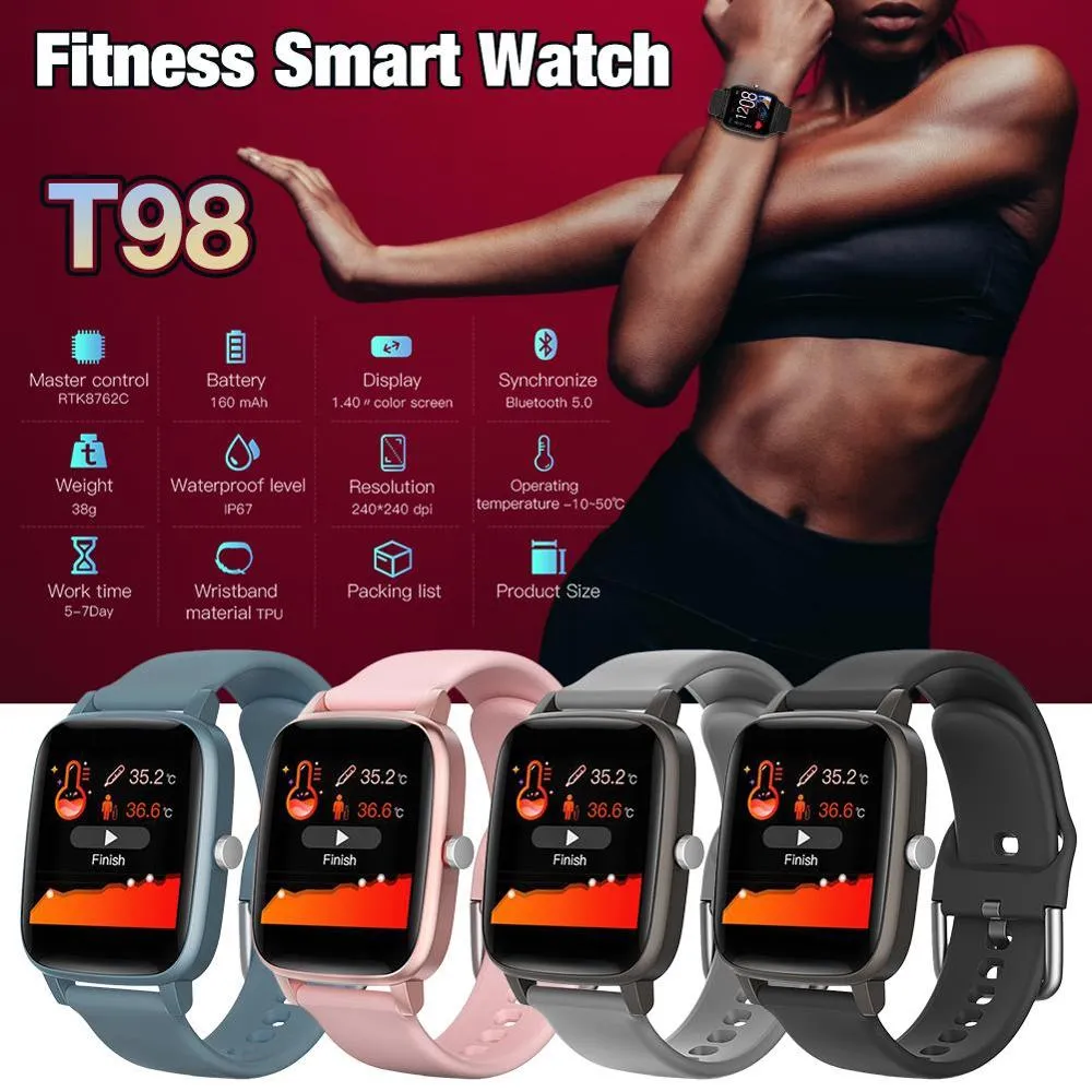 T98 Touchscreen Smartwatch With Bio Sensor