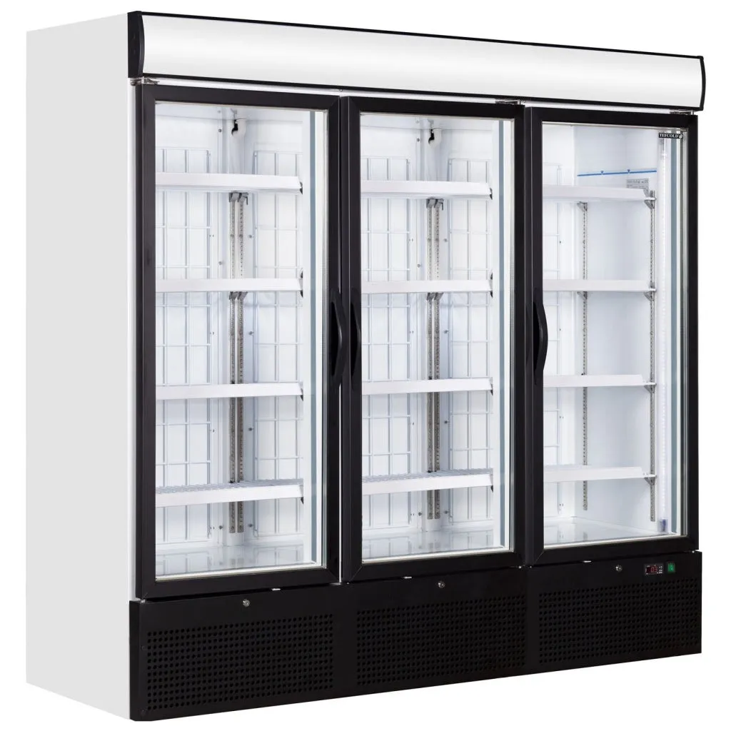 Tefcold Triple Glass Door Upright Display Fridge Merchandiser - NC7500G