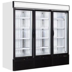 Tefcold Triple Glass Door Upright Display Fridge Merchandiser - NC7500G