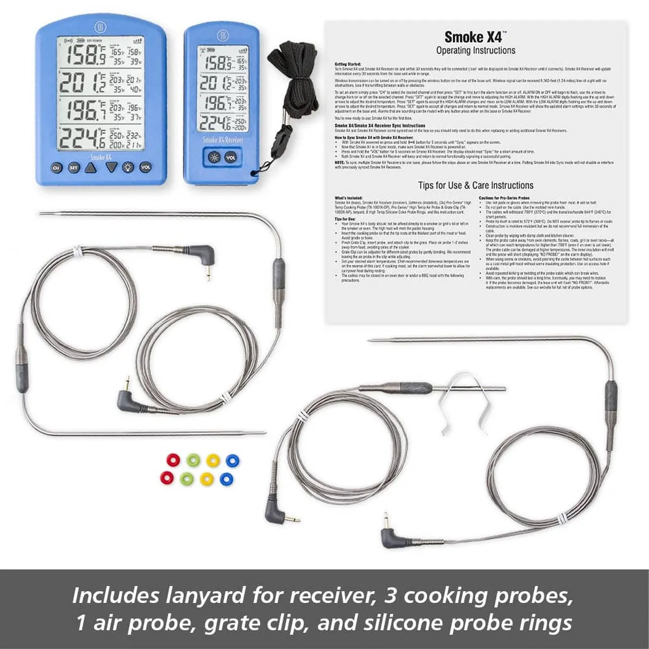 Sure! Heres an optimized title for the product:

Thermoworks Smoke X4 Extended Range Wireless BBQ Thermometer with Remote Monitoring