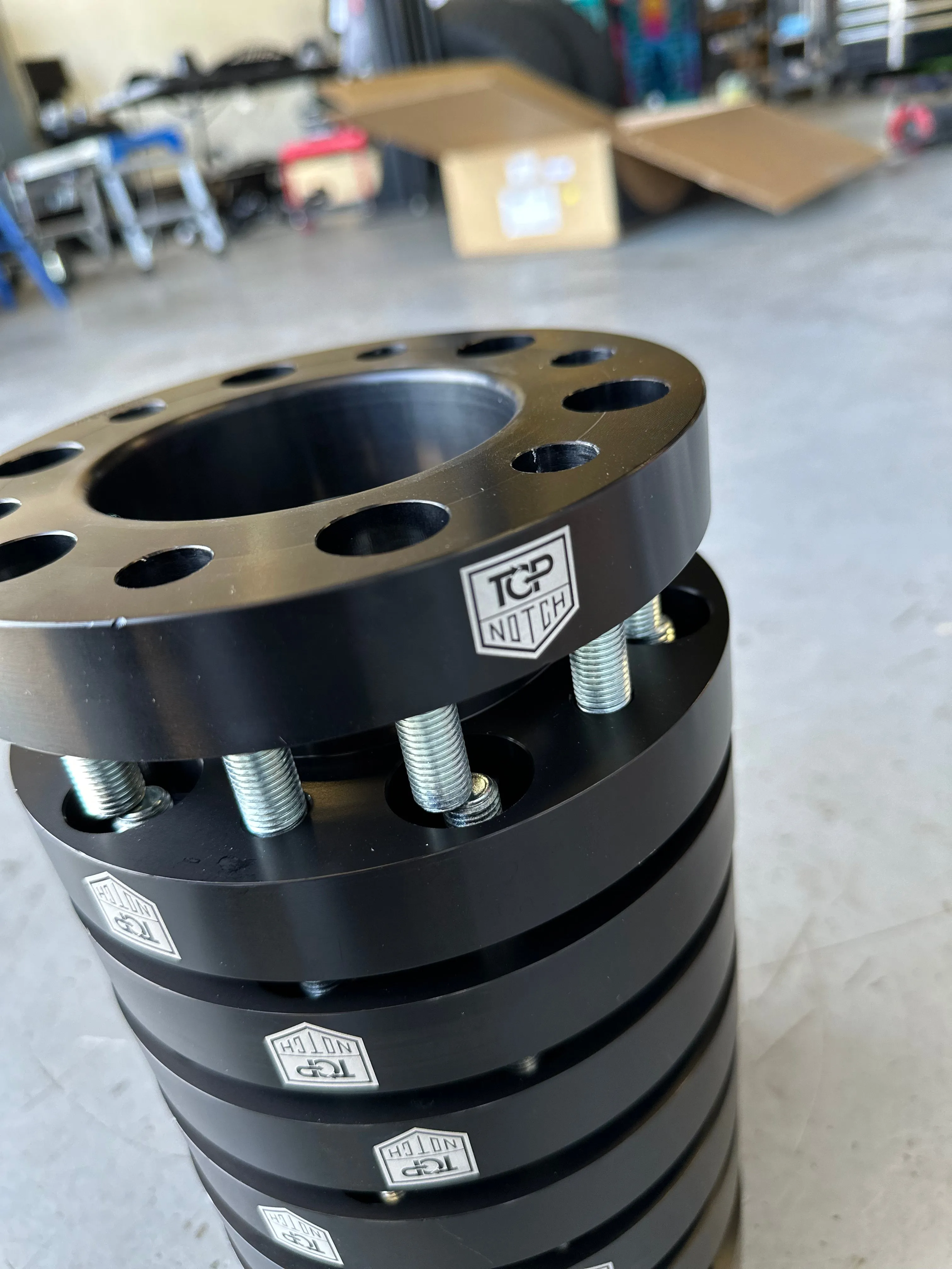 TOP NOTCH  2022-UP TUNDRA TO 96-23 TACOMA 96-24 4RUNNER WHEEL ADAPTERS 1.0''-PT# TNA1.0TUNTOTACOPR (C4)