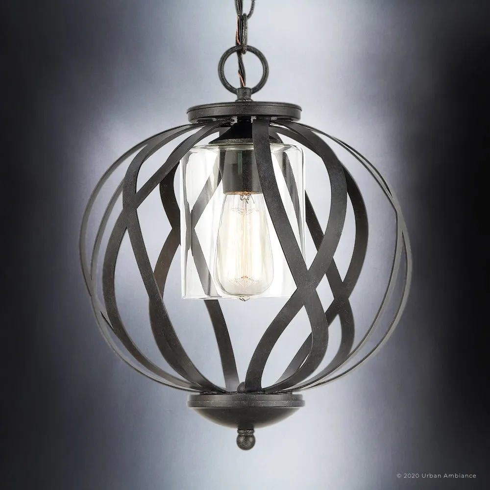 UEX2060 Tuscan Chandelier 16''H x 12''W, Dark Bronze Finish, Hamilton Collection