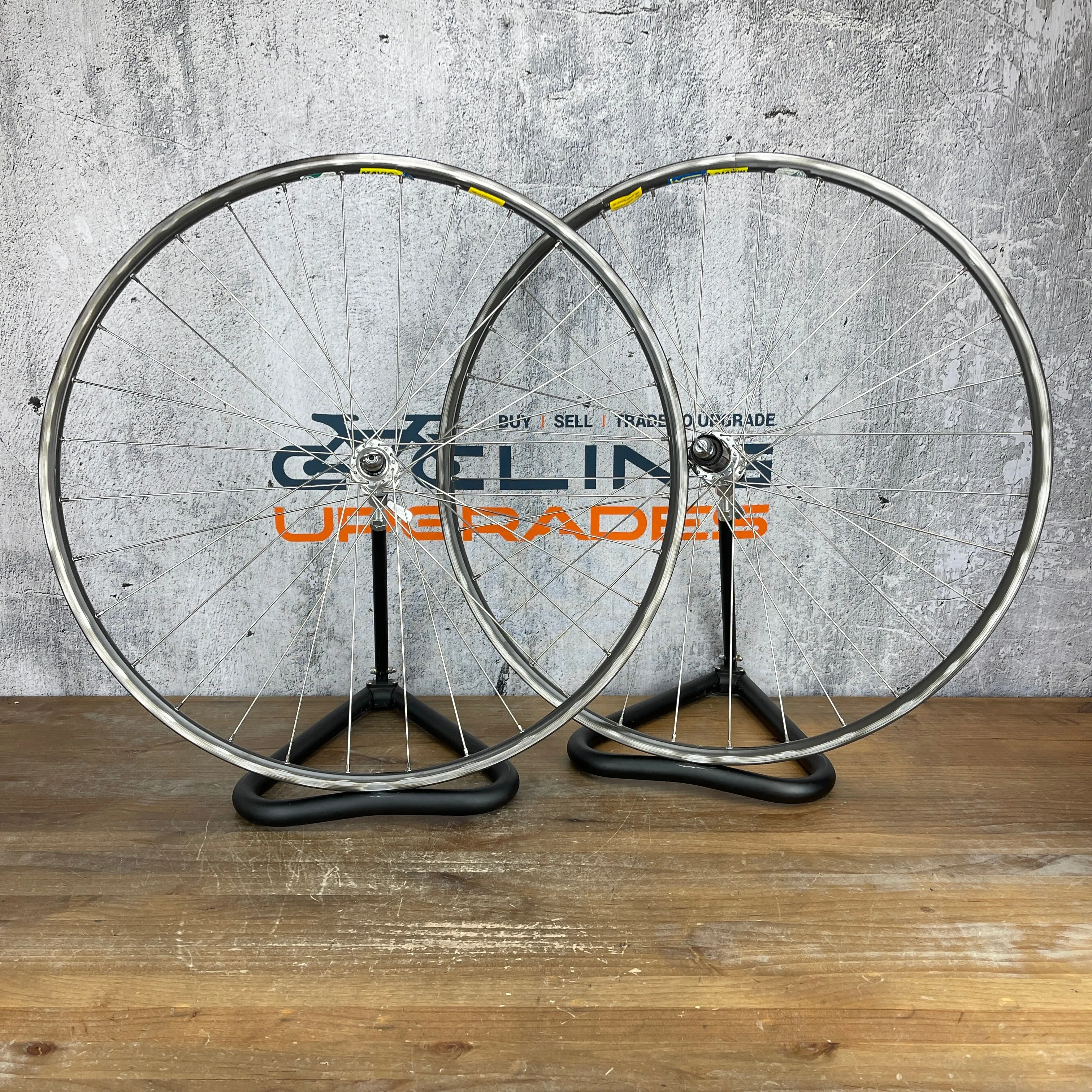 Vintage! Mavic Open 4 CD Alloy Clincher Wheelset 700c Rim Brake Dura-Ace WH-7400