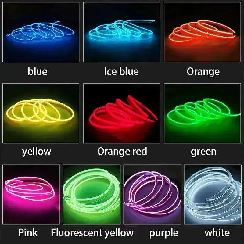 Waterproof 12V USB LED Strips: Neon Party Car/Bike Lights