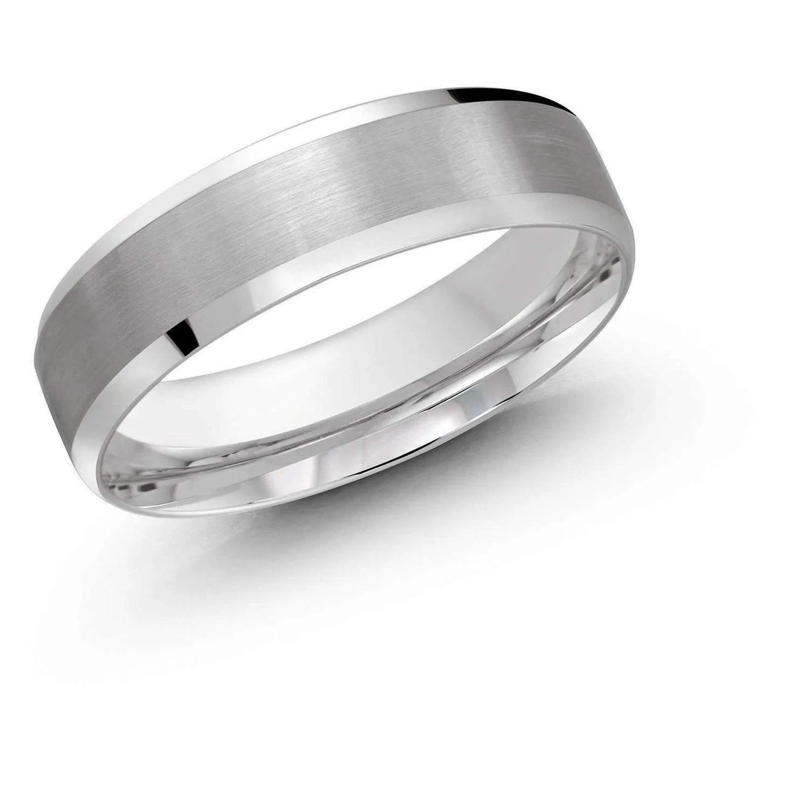 White Gold Wedding Band