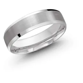 White Gold Wedding Band