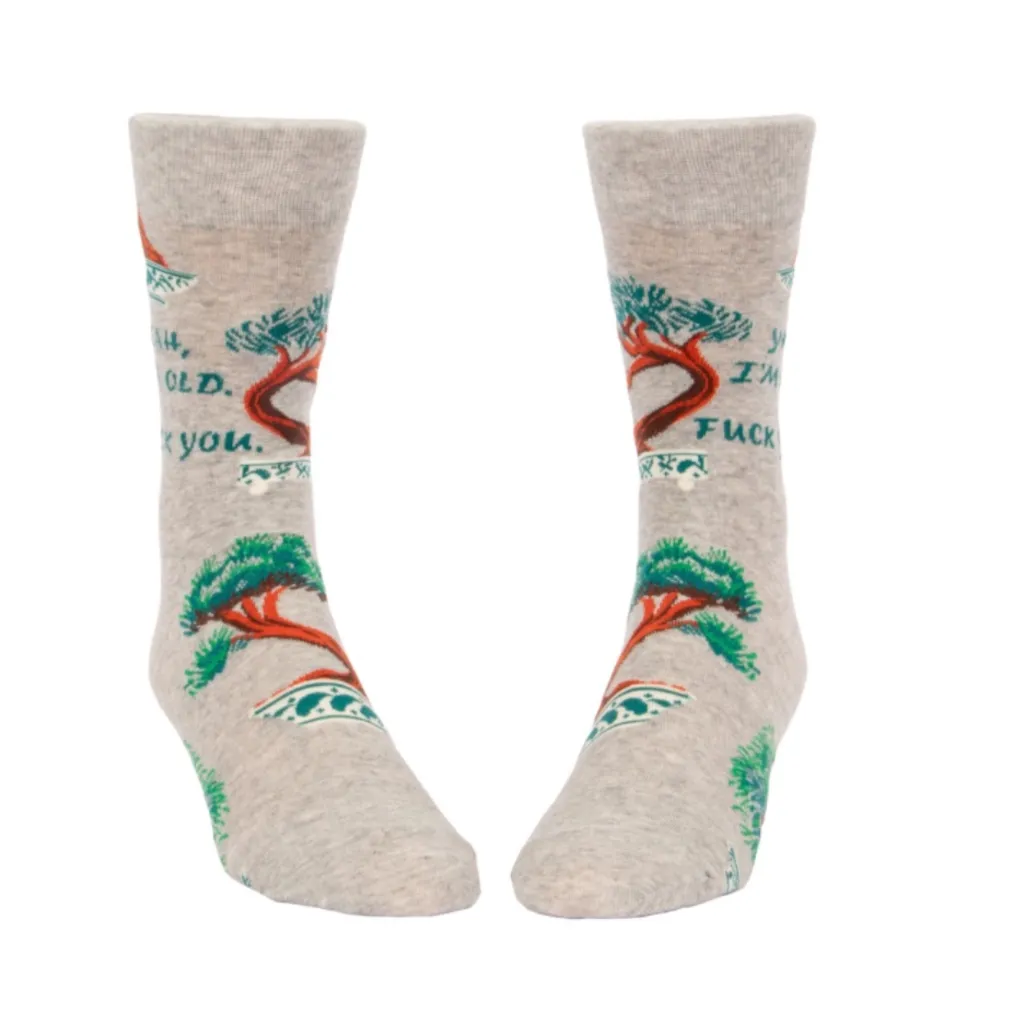 Yeah, I'm Old. F*ck You. Crew Socks - Mens