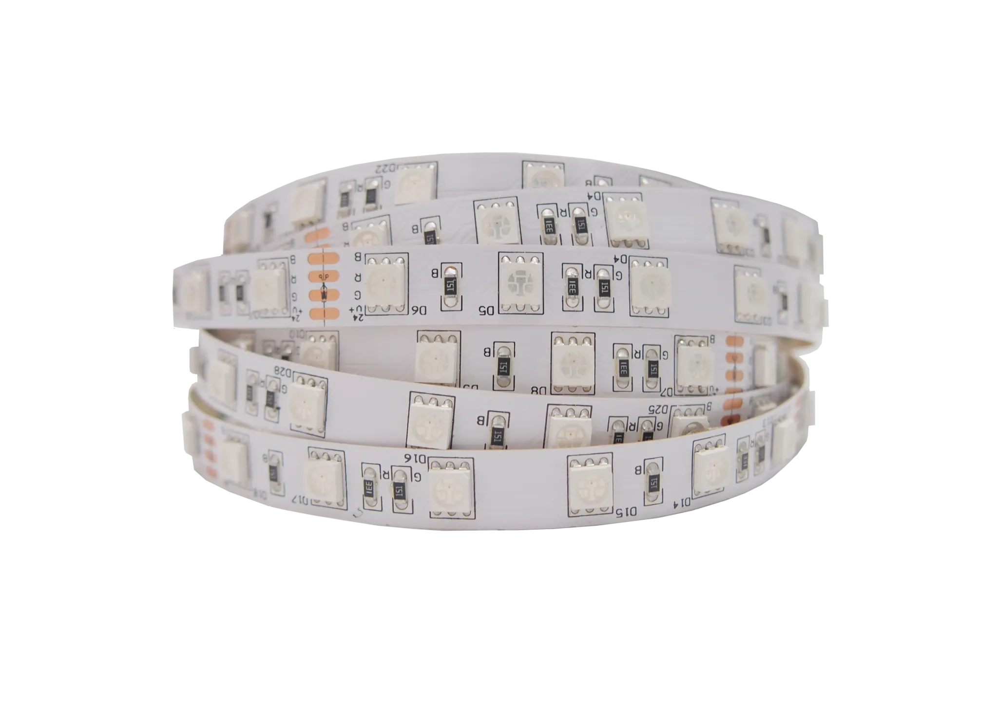 YUJILEDS® 3-in-1 RGB LED Flexible Strip - 60 LEDs/m - 5m/Reel