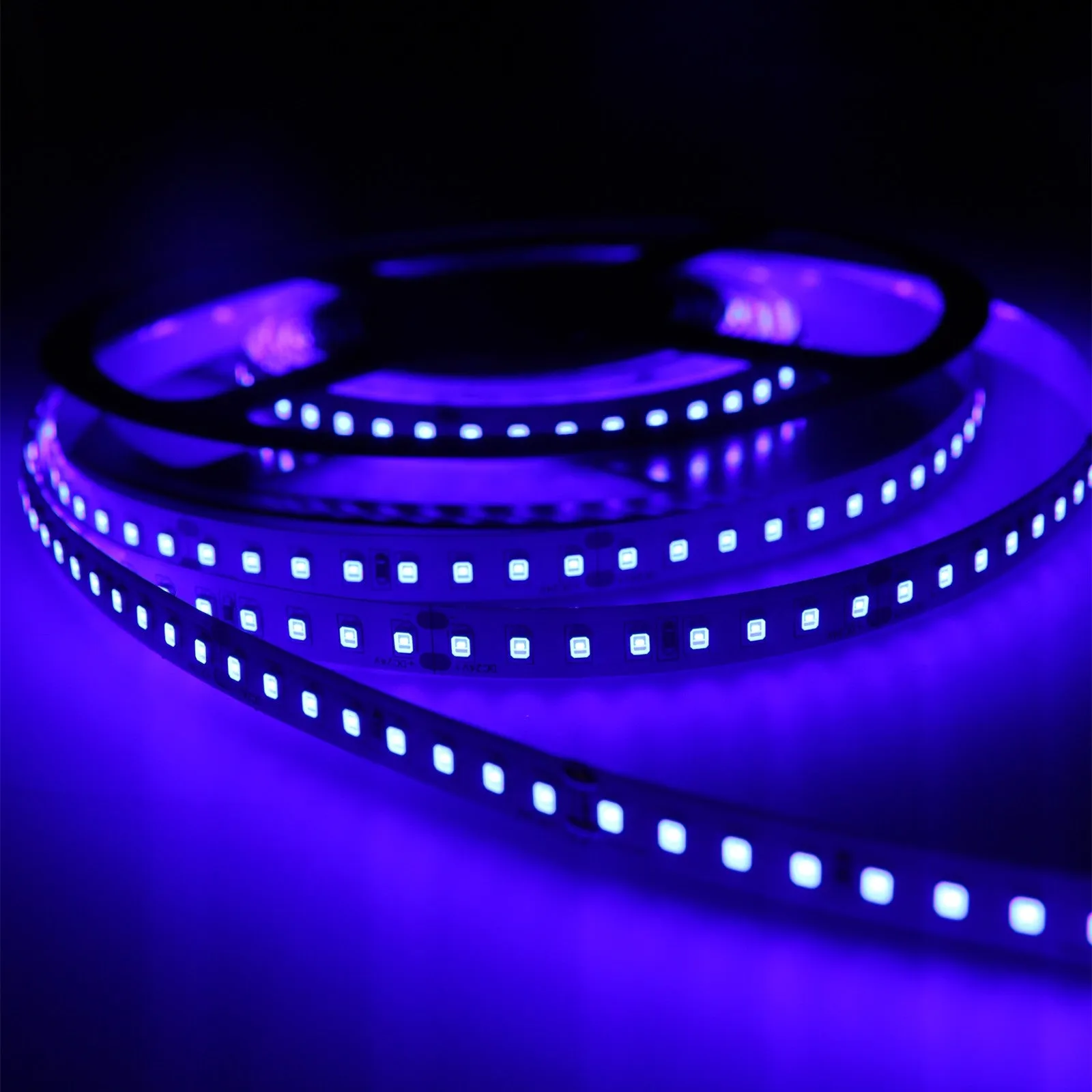 YUJILEDS® Blue LED Flexible Strip -128 LEDs/m - 5m/Reel