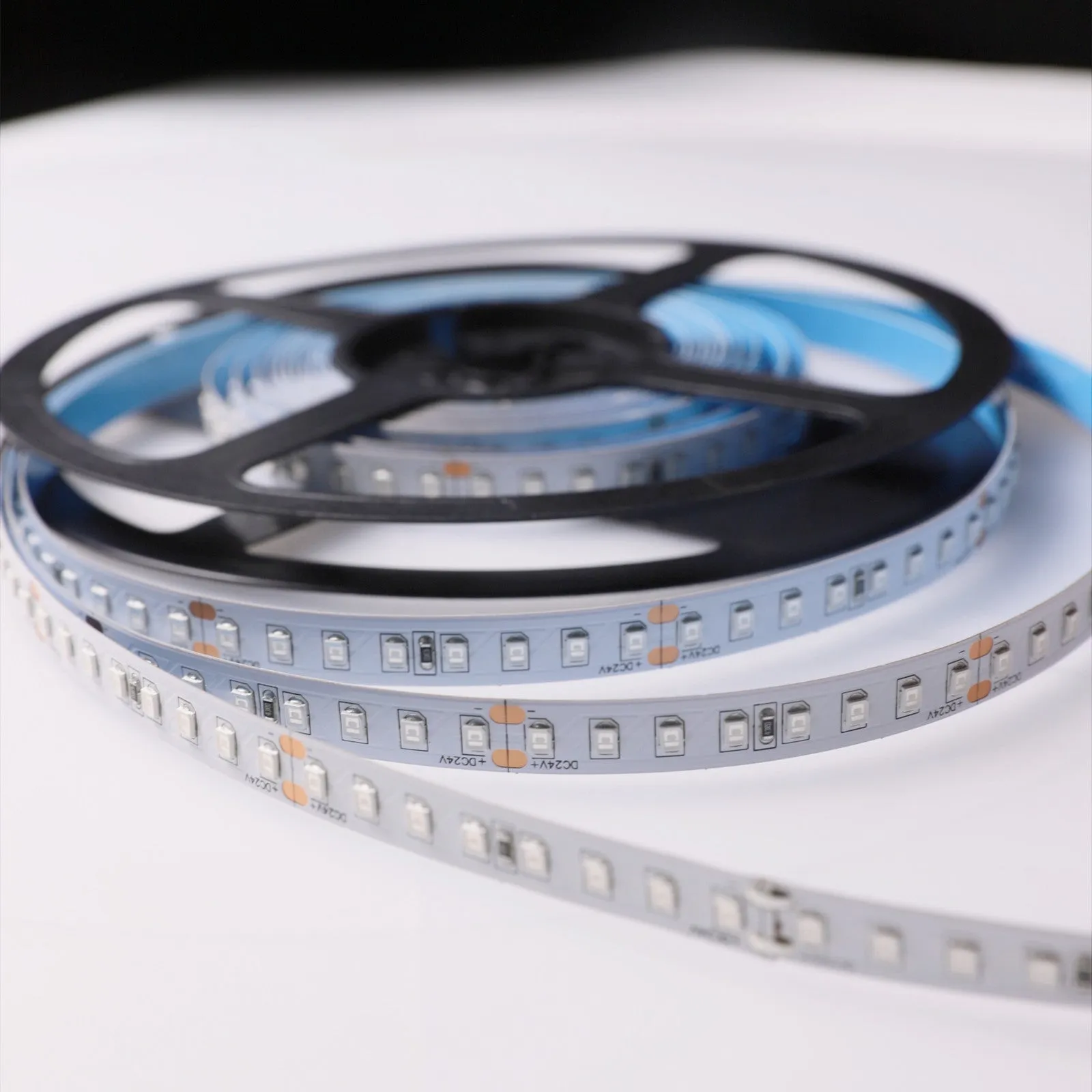 YUJILEDS® Blue LED Flexible Strip -128 LEDs/m - 5m/Reel