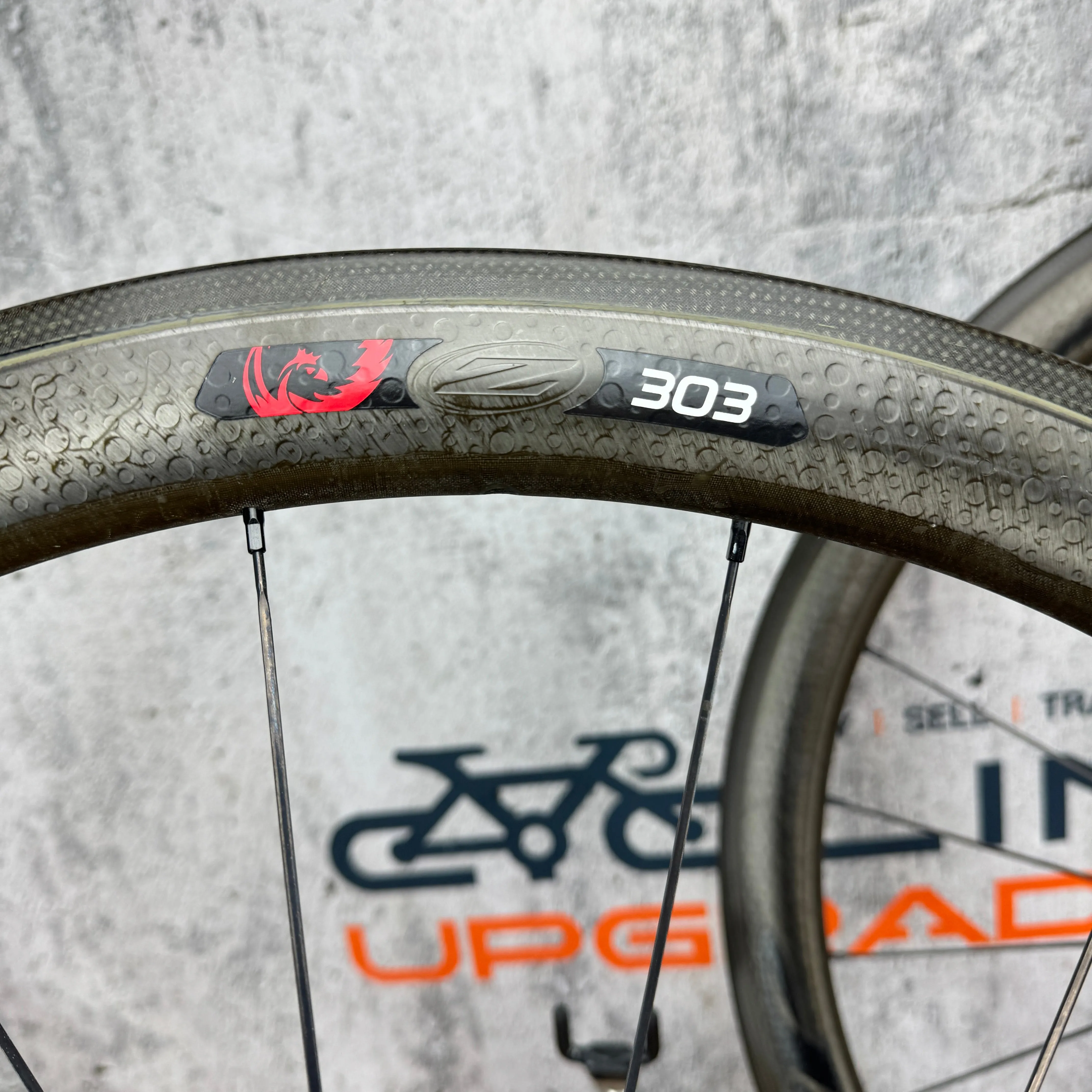 Zipp 303 Firecrest Carbon Clincher Wheelset 700c Rim Brake 77/177 Hubs 1644g