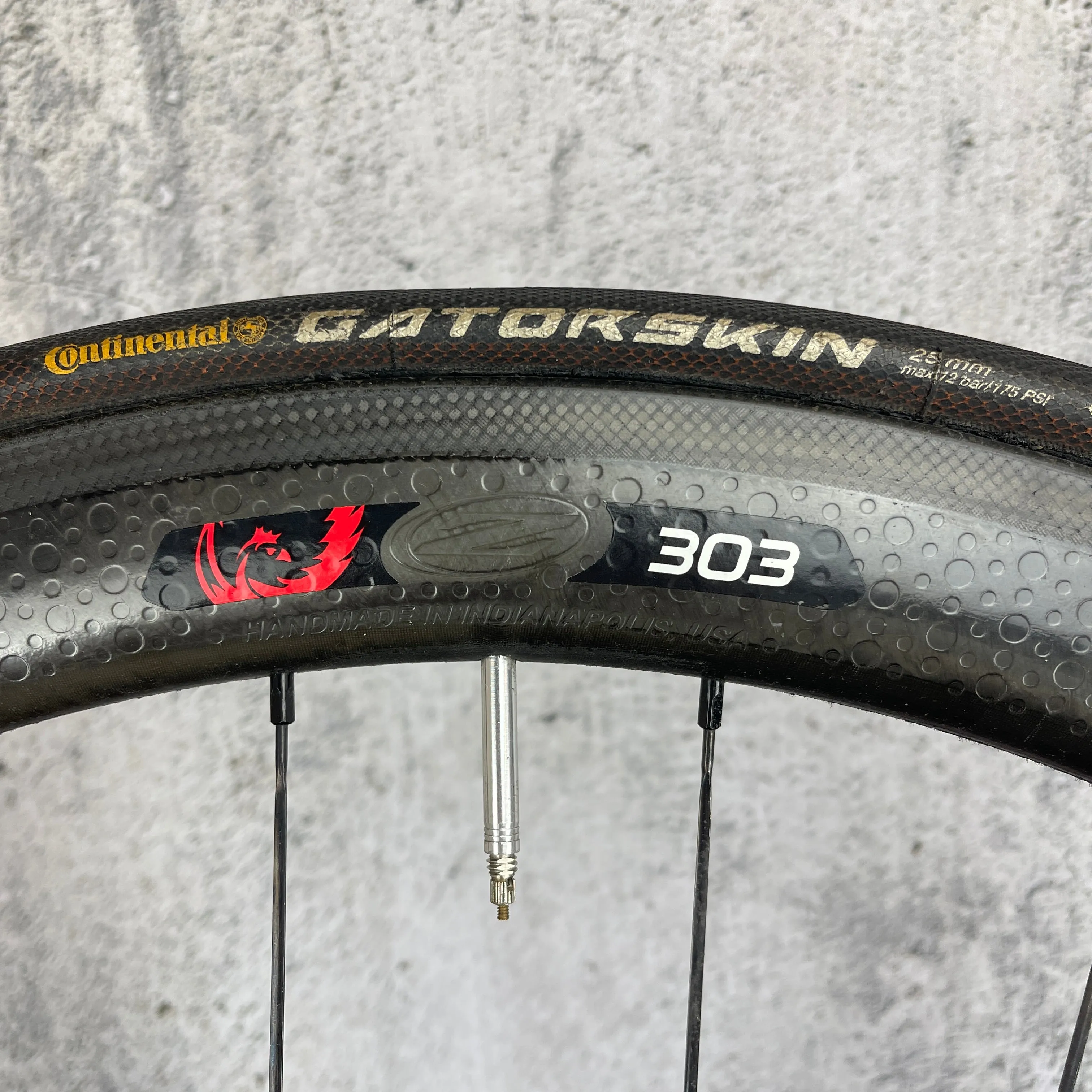 Zipp 303 Firecrest Road Bike Rim Brake Carbon Tubular Wheelset 700c 2010g