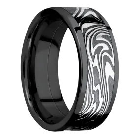 Zirconium with Polish Finish and Kinetic Inlay